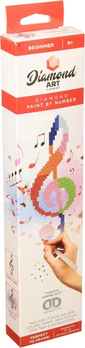 Miniatura 13 de DIAMOND ART BY LEISURE ARTS Kits de pintura de diamantes para adultos, abeja principiante de 8 x 8 pulgadas