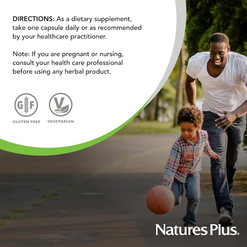 Miniatura 5 de NaturesPlus Herbal Actives - Cápsulas de regaliz (DGL) - 60 cápsulas - Sin OMG, veganas, sin gluten - 60 porciones