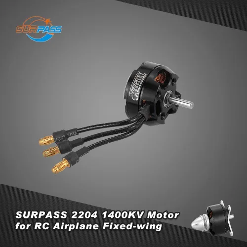 Miniatura 8 de Goolsky Supere el alto rendimiento 2204 1400KV 14 polos motor sin escobillas para el avión RC Ala fija