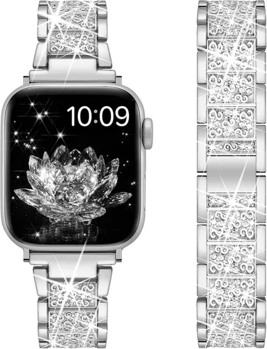 Miniatura 7 de YGTIECS Compatible con correas de Apple Watch para mujeres de 1.496 pulgadas, 1.575 pulgadas, 1.614 pulgadas, 1.654 pulgadas, 1.732 pulgadas, 1.772