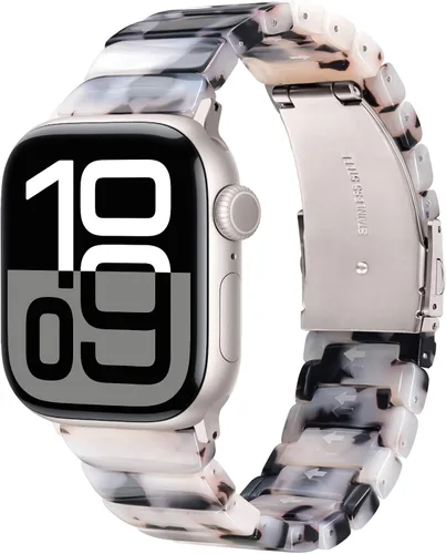 Miniatura 19 de V-MORO - Correas de resina compatibles con Apple Watch Series 11/10/9/8/7 y SE/6/5/4/3/2/1/SE3 de 1.49, 1.57, 1.61, 1.65 pulgadas, correa ligera
