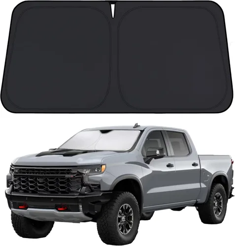 Miniatura 15 de EcoNour Parasol para parabrisas compatible con Hyundai Tucson 2016-2019 2020 2021, visera solar para parabrisas delantero y ventana, bloqueador