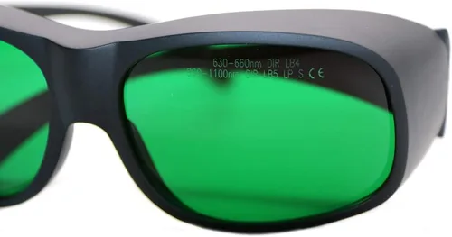 Miniatura 6 de LaserPair - Gafas de seguridad láser rojas 630-660nm OD4+, diodo, 800-1100nm, OD5+, gafas de seguridad láser, gafas de protección ocular
