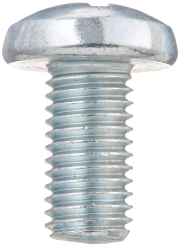 Miniatura 2 de Small Parts Tornillo de máquina de acero, acabado chapado en zinc, cabeza panorámica, Phillips Drive, cumple con ASME B18.6.3, 1/8 pulgadas