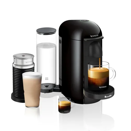 Miniatura 11 de Nespresso Vertuo Plus Deluxe Cafetera de Café y Espresso de Breville, Titan con Espumador de Leche Aeroccino