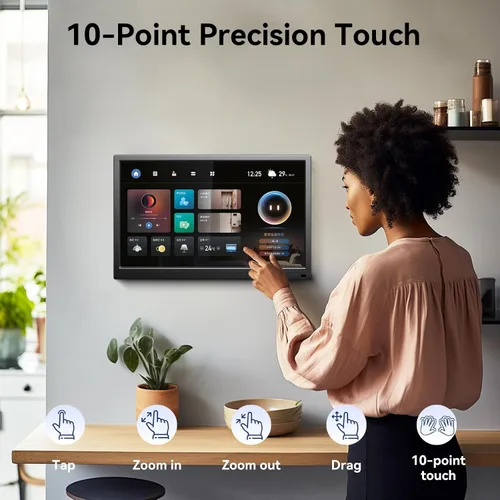 Miniatura 5 de Monitor de pantalla táctil de 14 pulgadas FHD 1080P 60hz 99% sRGB IPS/HDMI/USB-C Monitor de computadora Plug & Play, para computadora portátil