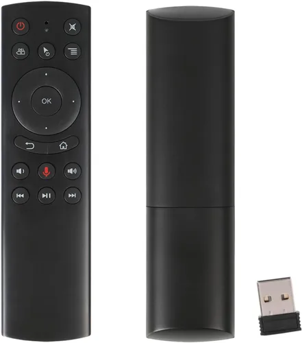 Miniatura 9 de G20S Control Remoto Bluetooth, Ratón Remoto de Aire con Sensor de Giroscopio de 6 Ejes y Aprendizaje IR para Nvidia Shield