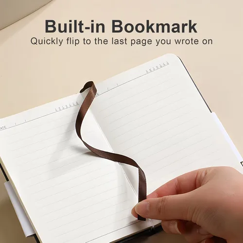 Miniatura 4 de Cuaderno personalizado con bolígrafo, cuaderno A6 personalizable con logotipo/texto/imagen personalizados para el trabajo, la escuela, 192 páginas