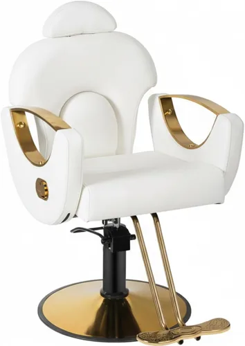 Miniatura 9 de Silla de peluquería de salón, sillas reclinables para estilista, silla de estilista de peluquería, bomba hidráulica resistente, silla de peluquería