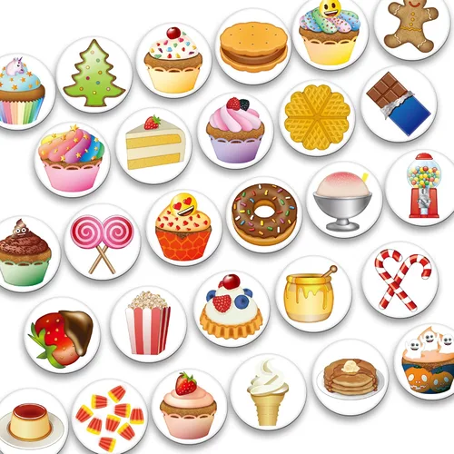 Miniatura 10 de 54 imanes de animales para refrigerador, imanes decorativos para nevera, casilleros, cocina, superficies de hierro, oficina, pizarras blancas