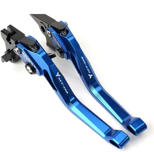 Miniatura 8 de TEMKIN W Motorcycle CNC Adjustable Brake Clutch Levers Fits for Yamaha MT03 MT 03 2015 2016 2017 2018 2019-2022 Y (Color : Gold)