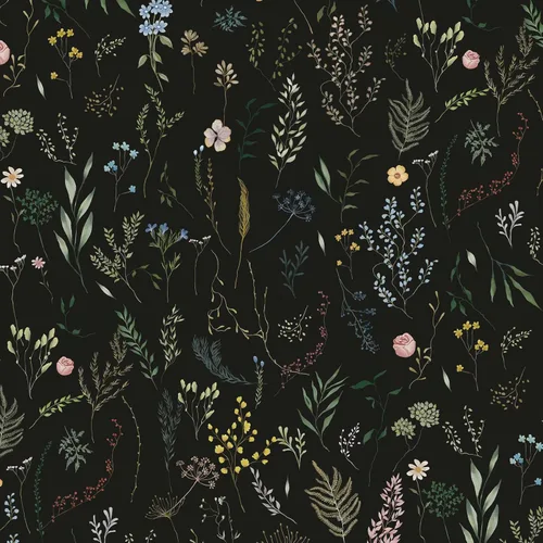 Miniatura 10 de Dimoon Papel tapiz floral de 78.7 x 16.1 pulgadas, papel de contacto beige grueso, papel tapiz grueso de flores delicadas, impermeables, hojas