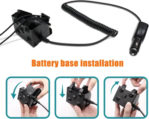 Miniatura 6 de PMNN4080 PMNN4081 Base de cargador de viaje de batería PMLN5228A para Motorola CP185 CP100D CP476 CP477 CP1300 CP1600 CP1660 EP350 CP140 CP145 CP160