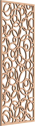 Miniatura 152 de Latrobe Paneles de pared decorativos de madera con calado, 9 3/8 pulgadas de ancho x 24 3/8 pulgadas de alto x 3/8 de alto, roble rojo rojo (Red Oak)