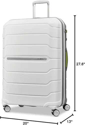 Miniatura 116 de Samsonite Freeform – Maleta rígida, expandible con ruedas dobles giratorias, Blanco