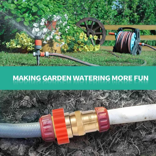 Miniatura 6 de Regulador reductor de presión de agua en línea de riego por goteo de latón LF 20 ~ 30PSI - Protege el sistema de goteo del agua del grifo de alta