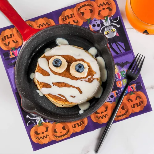 Miniatura 6 de ASTARON Paquete de 60 servilletas de Halloween de 13 x 13 pulgadas, servilletas de papel desechables para decoración de mesa de Halloween