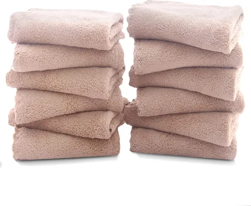 Miniatura 36 de TENSTARS Toallas de baño de seda con dobladillo para baño en liquidación - 27 x 55 pulgadas, ligeras, finas y de secado rápido, toalla absorbente