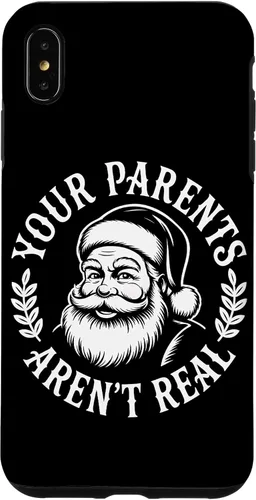 Miniatura 11 de Your Parents Aren’t Real Santa Humor Holiday Festive Cartoon Case for iPhone XR