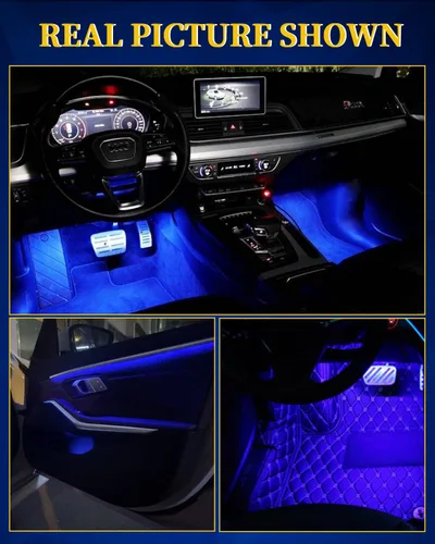 Miniatura 5 de Tira de luz LED para coche, luces interiores azules para camiones de 30CM 15 SMD IP67 luces subterráneas impermeables para coche motocicletas barco