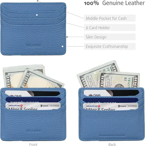 Miniatura 3 de Grande -3633 Estuches para tarjetas, Azul (Iced Blue), Minimalista