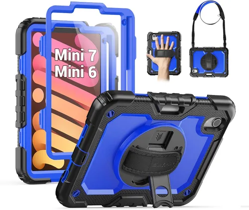 Miniatura 25 de SEYMAC Funda para iPad de 9ª/8ª/7ª Generación Estuche 10.2" 2021-2019, Funda Protectora de Cuerpo Completo Resistente a Prueba de Golpes de Servicio