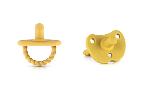 Miniatura 12 de Sweetie Chupetes de silicona para recién nacido, chupete de silicona suave, sin BPA, juego de 2 chupetes (negro)