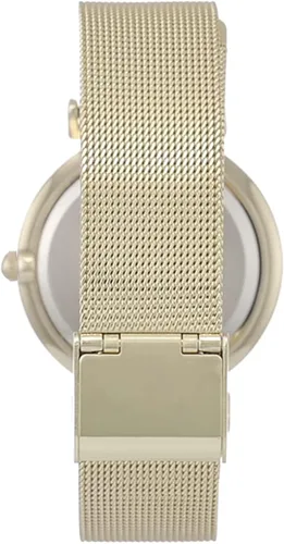 Miniatura 2 de Anne Klein Reloj pulsera de malla acentuada con purpurina para mujer