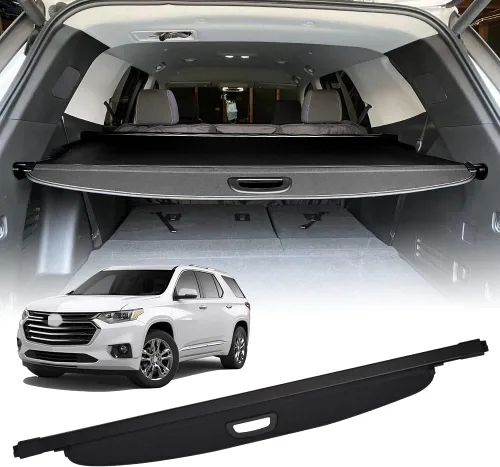 Miniatura 10 de Compatible con Cadillac Escalade/Chevy Suburban/Tahoe/GMC Yukon 2021-2026, XL, cubierta de seguridad de carga, pantalla de privacidad, retráctil