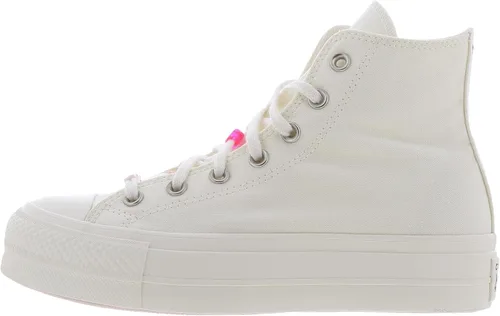 Miniatura 4 de Converse - Chuck Taylor All Star Tenis de mujer altos de plataforma con diseño de leopardo