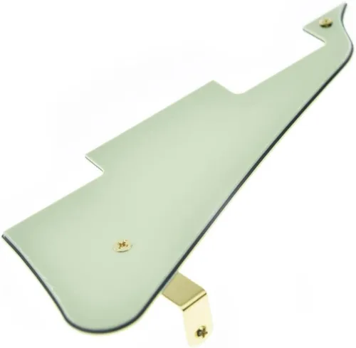 Miniatura 17 de KAISH Golpeador de guitarra Abalone Pearl LP con soporte de acero inoxidable negro y tornillos de montaje de acero para USA Les Paul