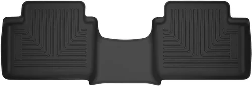 Husky Liners X-act - Alfombrillas de piso de contorno | Compatible con Ford Ranger SuperCab 2019-2023 | 2da fila, 1 pieza negro - 54721