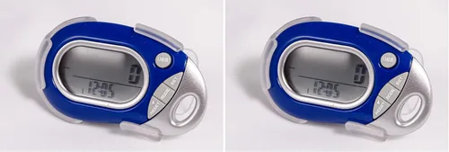 Miniatura 3 de hrm PE-771 Podómetro de bolsillo multifunción Tri-Axis (azul)