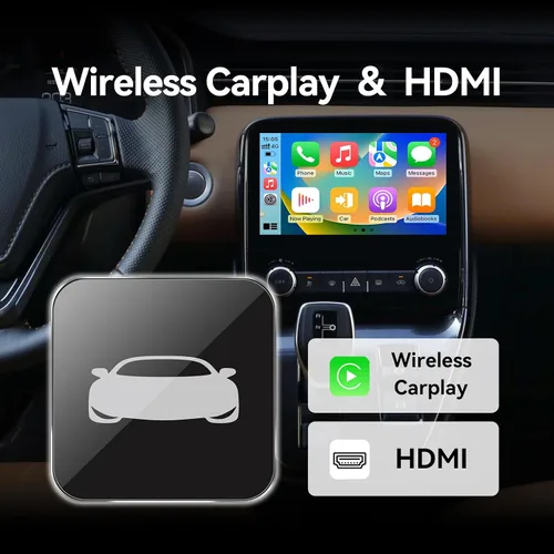 Miniatura 2 de Adaptador de TV para automóvil con CarPlay inalámbrico, convertidor HDMI a USB, compatible con Fire TV Stick, consolas de juegos, adaptador HDMI