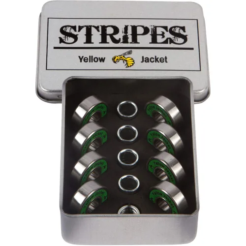 Miniatura 8 de Yellow Jacket - Rodamientos premium para patineta y longboard, profesionales, 608, ABEC 9, naranja tropical (paquete de 8)