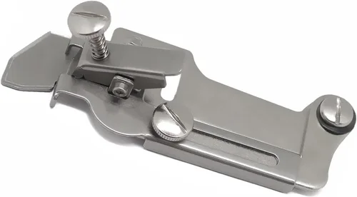 Miniatura 6 de Guía de costura de costura Presser Foot Fine Tucker Gauge Herramienta de bricolaje ajustable con destornillador para máquina de coser industrial