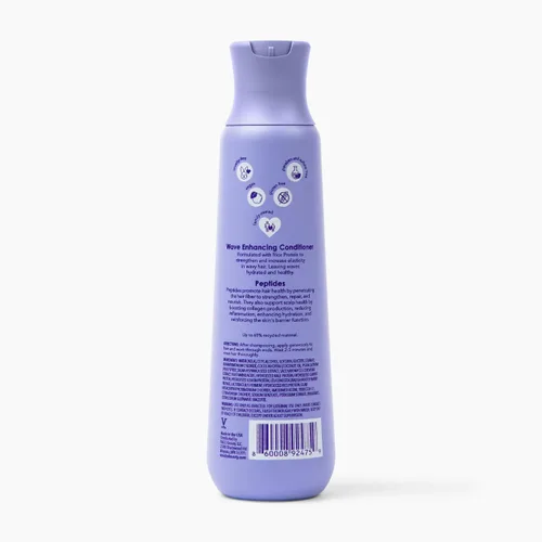 Miniatura 10 de V&Co. Beauty Wave Babe Acondicionador para cabello ondulado – Cuidado capilar hidratante sin sulfatos ni parabenos con proteína de arroz y péptidos