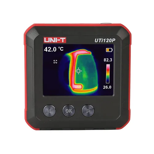 Miniatura 6 de UNI-T Cámara de imágenes térmicas recargable 10800 píxeles 120x90 resolución IR cámara infrarroja imagen térmica 3 paletas de color -4~752℉/-20~400℃