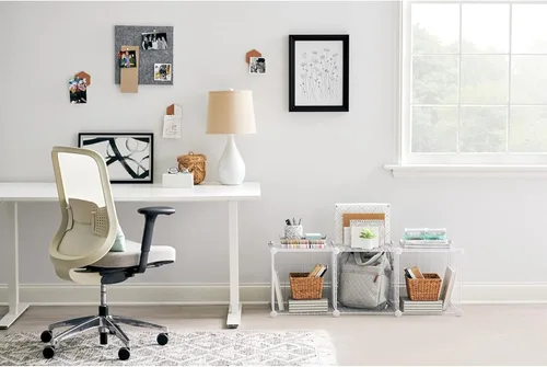 Miniatura 6 de Rubbermaid Juego de 3 cubos apilables de alambre de almacenamiento, fácil de montar, color blanco para armario/estantería/juguetes, organizador