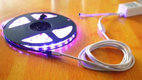 Miniatura 3 de Cable de extensión de tira LED RGB de 3.3 ft, 3,3 pies, 4 pines, cinta LED, cable de conexión de cinta, cable de conexión de cable LED, adaptador
