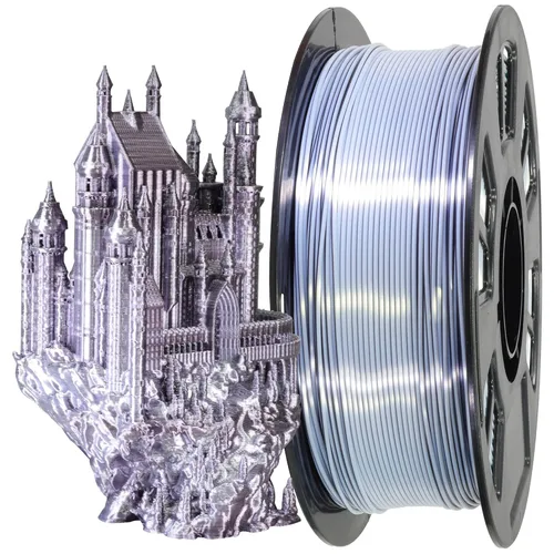 Miniatura 20 de MIKA3D Paquete de 6 carretes de filamento bicolor para impresora 3D de 1.75mm, filamento de seda PLA para impresión 3D, 6 carretes – seda