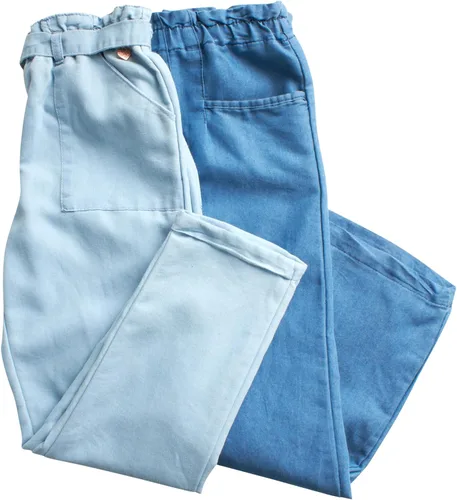 Miniatura 3 de Vince Camuto Pantalones de mezclilla elásticos para niñas (paquete de 2)