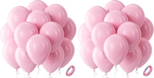 Miniatura 22 de Bezente Globos de látex cromados metálicos plateados, paquete de 100 globos de helio redondos plateados de 12 pulgadas para Año Nuevo, boda