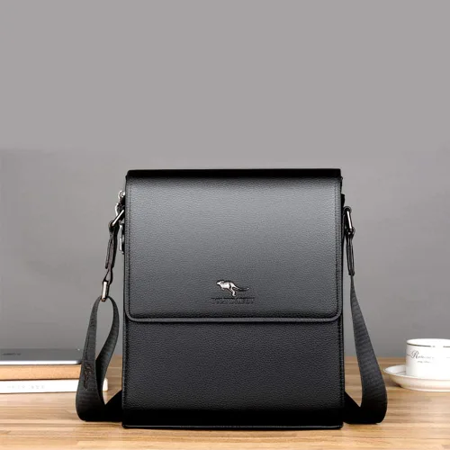 Miniatura 2 de LederleiterUSA Bolso de hombro de los hombres retro bolso de cuero bolso Crossbody bolsa mensajero personalidad maletín