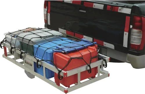 Miniatura 4 de Ultra-Tow Soporte de carga de enganche de aluminio, capacidad de 500 libras, color plateado, 49 x 22.5 x 8 pulgadas de alto