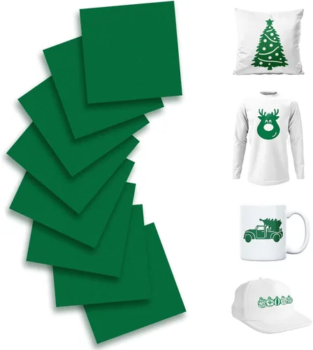 Miniatura 7 de KASYU Hojas de tinta de transferencia de sublimación para prensa de tazas Cricut, 8 piezas de papel de transferencia para sublimación, papel