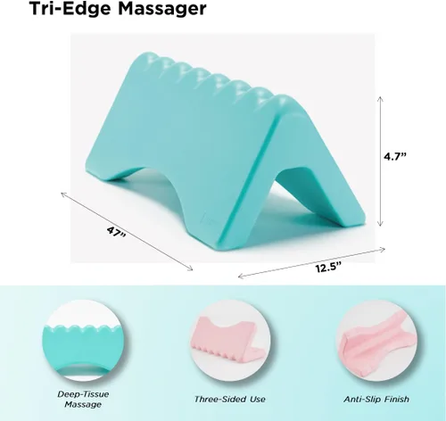 Miniatura 5 de Wave Eiffel ABS (rosa) - Parte inferior de la espalda, cintura, alivio del dolor de hombro. Masaje de tejido profundo. Herramienta de liberación