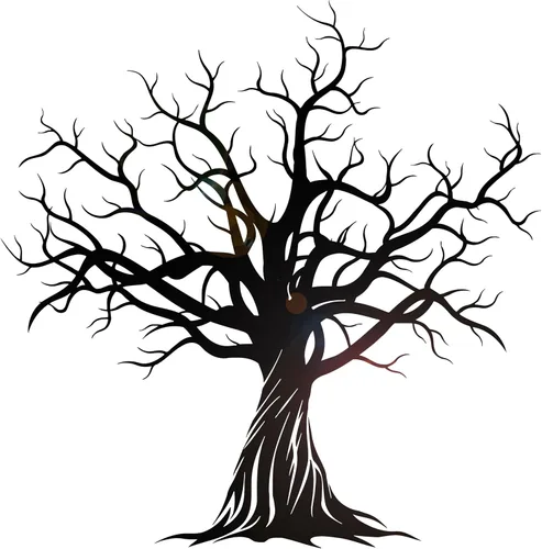 Vinilo grande para pared, diseño de ramas de árbol grande, decoración de bosque, naturaleza, calcomanías para interiores (g6926), color negro