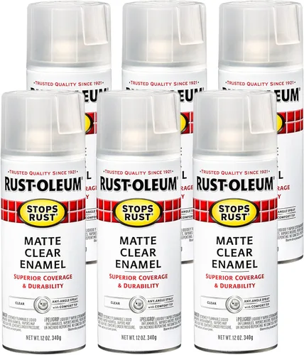 Miniatura 91 de Rust-Oleum 285092 - Pintura en aerosol para prevención del óxido, 12 onzas, transparente satinado Satinado claro