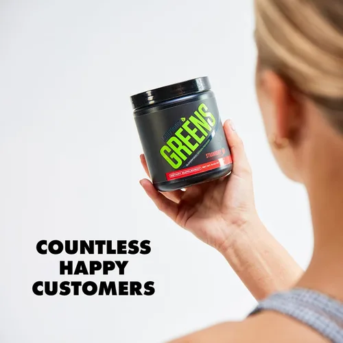 Miniatura 4 de Sculpt Nation by V Shred Greens Strawberry - Mezcla de polvo y superalimento de verduras premium con colágeno para apoyar la piel, la digestión